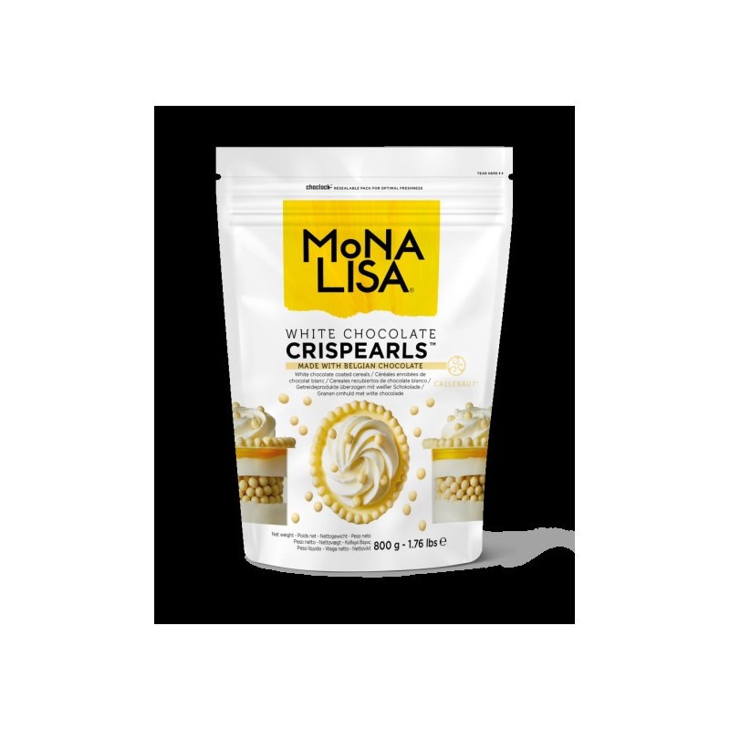 Crispearls Chocolat Noir Mona Lisa 800g 