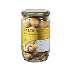 Marrons entiers à sec Contenance:0.43 Kg