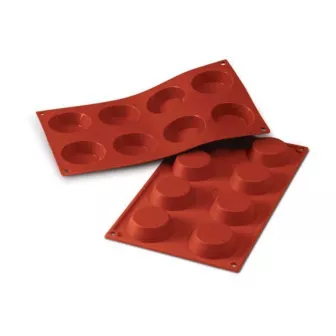 Mallard Tartelettes Flexi - Moules à Tartelettes en Silicone. Diamètre:6 cm Nombre d'alvéoles:8 Alvéoles