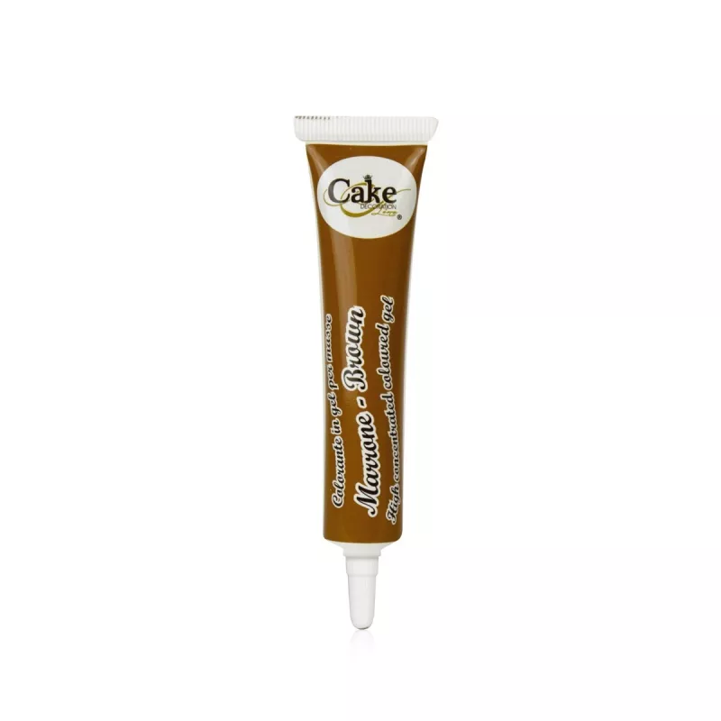 Colorant Gel Tube 20 gr Couleur:Brun