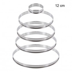 Cercle à tarte inox Diamètre:12 cm