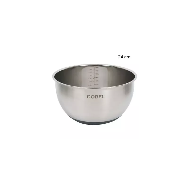 Cul de Poule avec Fond Silicone Diamètre:24 cm