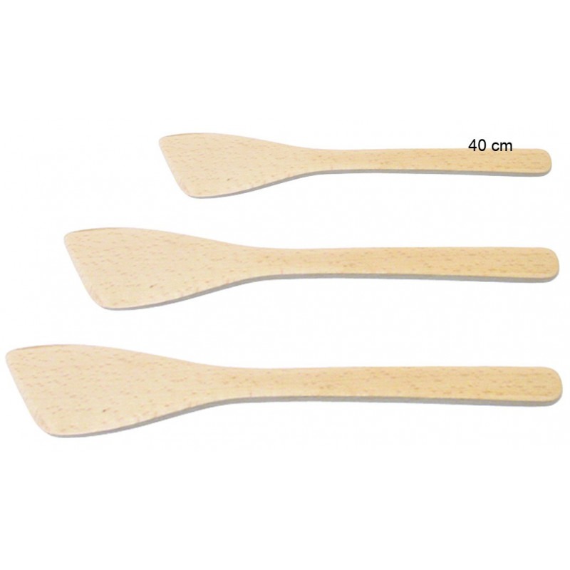 Spatule Biais en Bois de Hêtre Taille:40 cm