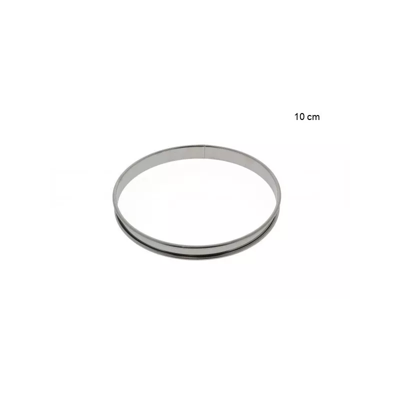 Cercle à tarte inox Diamètre:10 cm