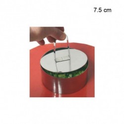 Poussoir pour cercle à dessert Diamètre:7.5 cm