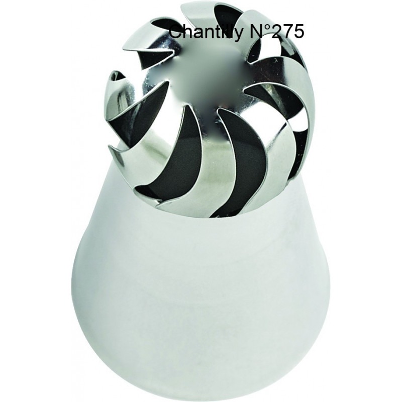 Douilles Chantilly en inox Forme:Chantilly N°275