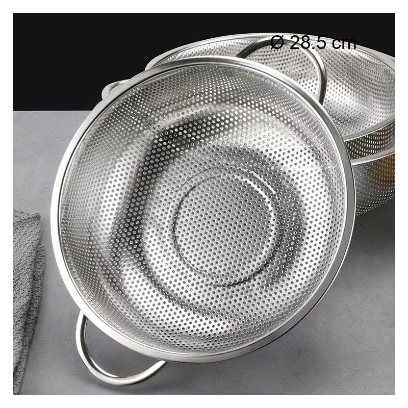 PASSOIRE SUR PIED 2 POIGNEES Taille:Ø 28.5 cm