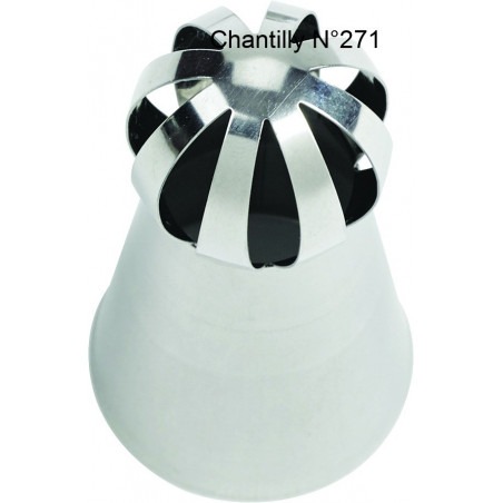 Douilles Chantilly en inox Forme:Chantilly N°271