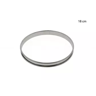 Cercle à tarte inox Diamètre:16 cm