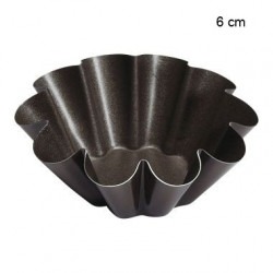 Brioche fond plat - antiadhérent Diamètre:6 cm