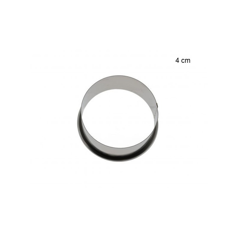 Découpoir rond Inox Diamètre:4 cm Forme:Rond Unis