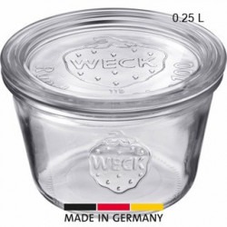 Verre Weck Contenance:0.25 L