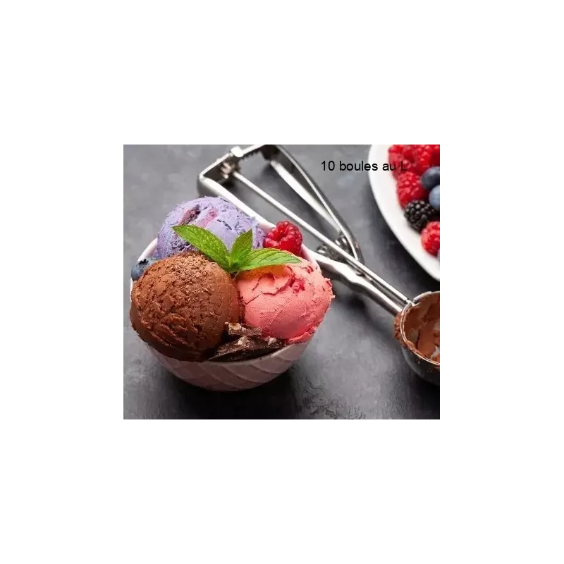 Cuillères à Glace Inox Nombre de boules au Litres:10 boules au L