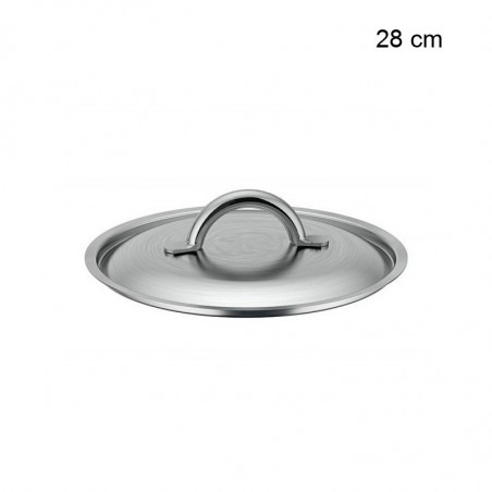 Couvercle bombé en inox Prim'Appety Diamètre:28 cm