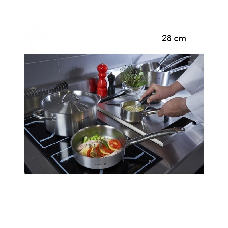 Couvercle bombé en inox Prim'Appety Diamètre:28 cm