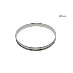 Cercle à tarte inox Diamètre:30 cm