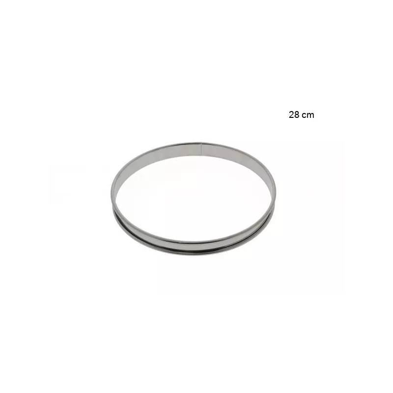Cercle à tarte inox Diamètre:28 cm