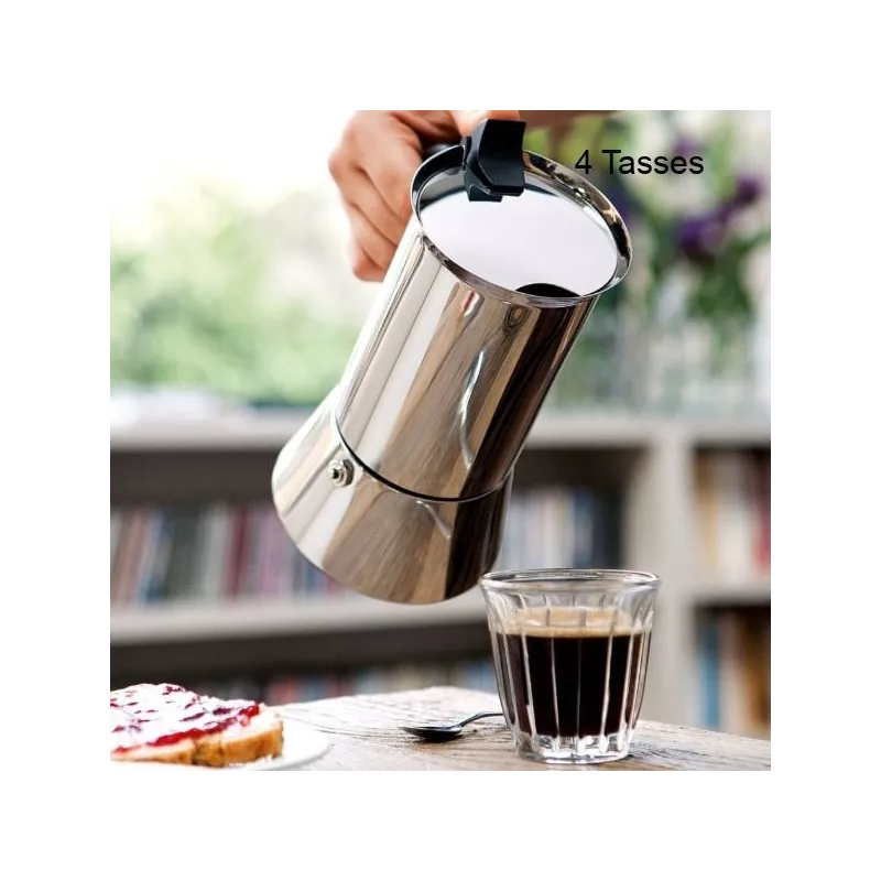 Cafetière Italienne Adria Induction Nombre de tasses:4 Tasses