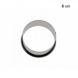 Découpoir rond Inox Diamètre:8 cm Forme:Rond Unis