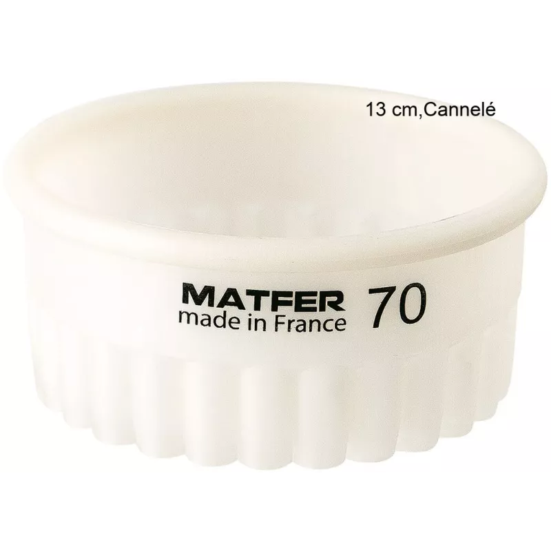 Découpoir rond Exoglass Diamètre:13 cm Forme:Cannelé