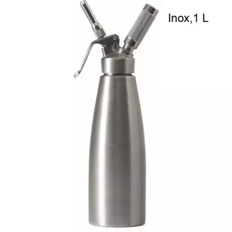 Siphon Crème Finition:Inox Contenance:1 L