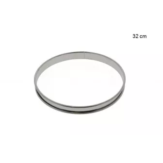 Cercle à tarte inox Diamètre:32 cm