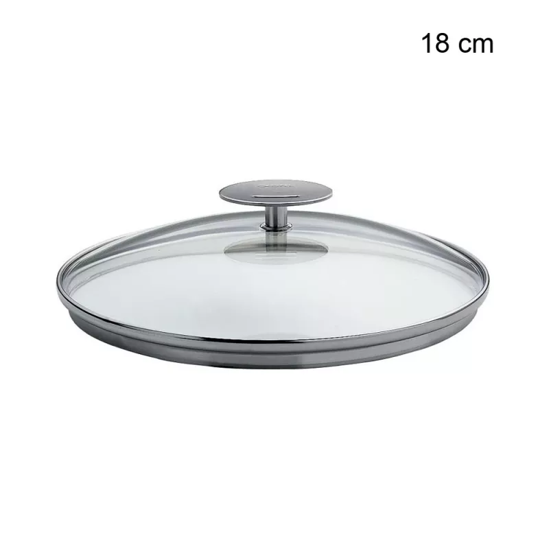 Couvercle en verre Platine Diamètre:18 cm