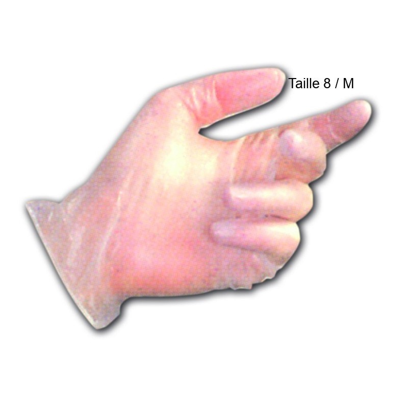 Gants en Vinyl Taille:Taille 8 / M