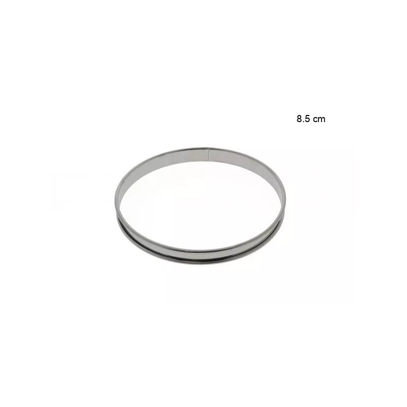 Cercle à tarte inox Diamètre:8.5 cm