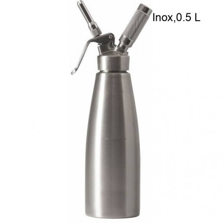 Siphon Crème Finition:Inox Contenance:0.5 L