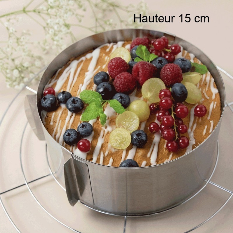 Cercle à gâteau Taille:Hauteur 15 cm