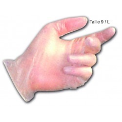 Gants en Vinyl Taille:Taille 9 / L