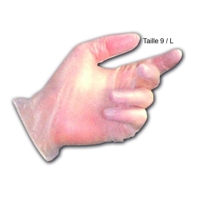 Gants en Vinyl Taille:Taille 9 / L