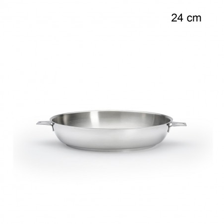 Poêle à frire/Plat tout inox Twisty Diamètre:24 cm