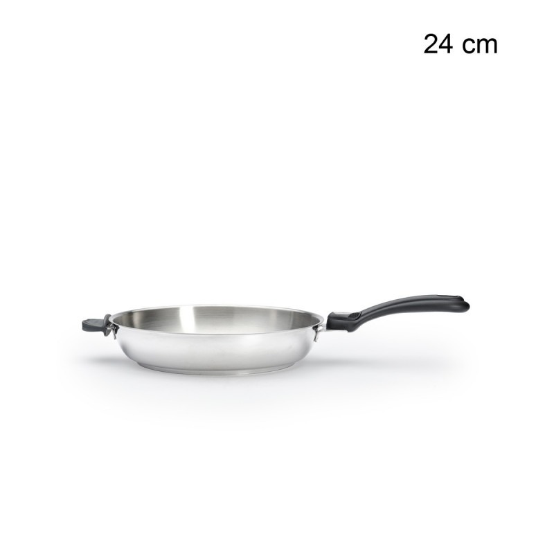 Poêle à frire/Plat tout inox Twisty Diamètre:24 cm