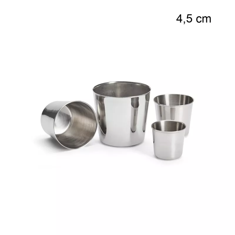 Moule dariole ou "crème caramel" conique Taille:Ø 4.5cm Hauteur 4 cm