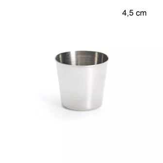 Moule dariole ou "crème caramel" conique Taille:Ø 4.5cm Hauteur 4 cm