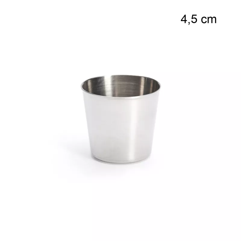 Moule dariole ou "crème caramel" conique Taille:Ø 4.5cm Hauteur 4 cm