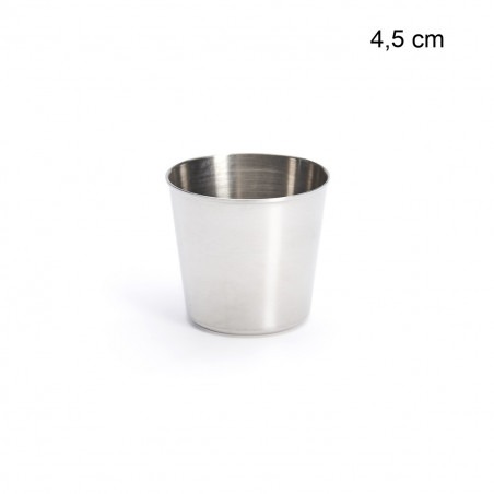 Moule dariole ou "crème caramel" conique Taille:Ø 4.5cm Hauteur 4 cm