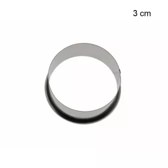 Découpoir rond Inox Diamètre:3 cm Forme:Rond Unis