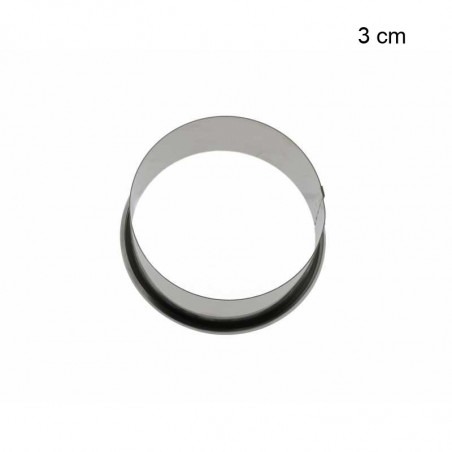 Découpoir rond Inox Diamètre:3 cm Forme:Rond Unis