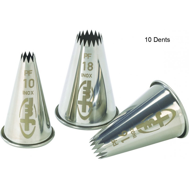 Douilles en Inox pour Petits Fours Nombre de dents :10 Dents