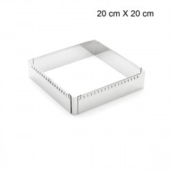 Cadre Inox Extensible Taille:20 cm X 20 cm