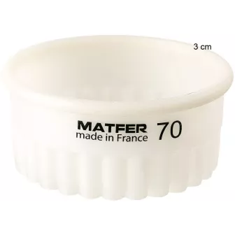 Découpoir rond Exoglass Diamètre:3 cm Forme:Cannelé
