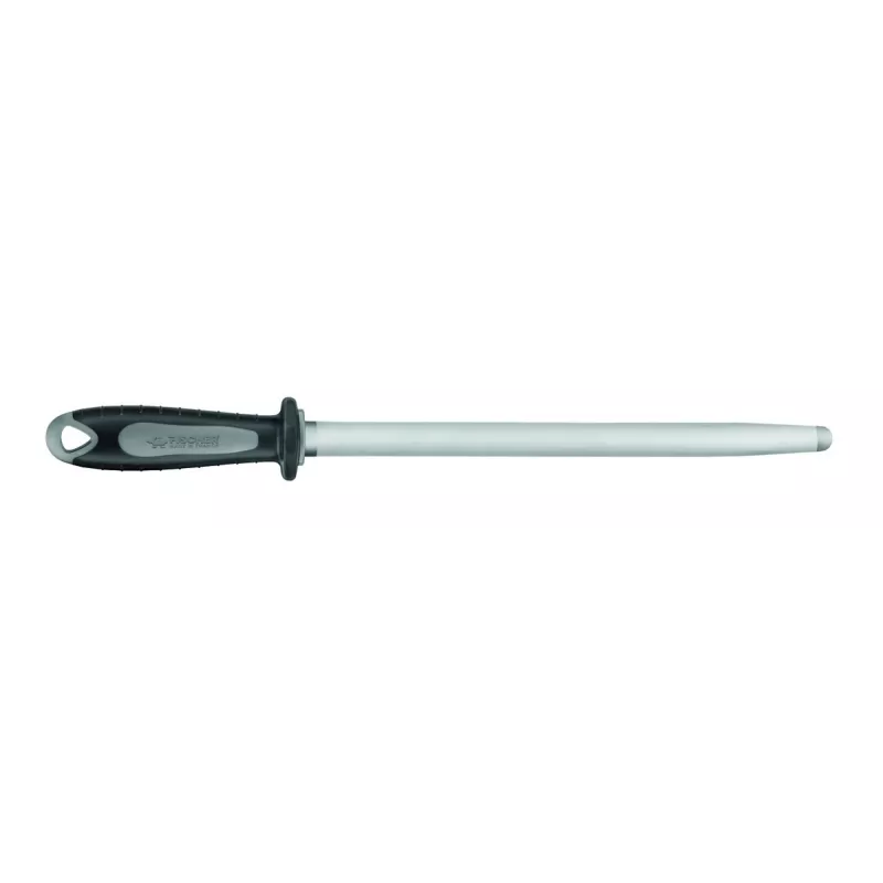 Fusil Ovale 30cm Manche Bi-Matière Couleur:Noir