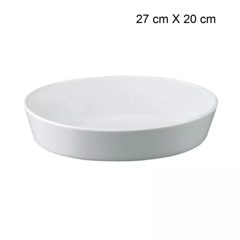 Plats à Four Ovales Taille:27 cm X 20 cm