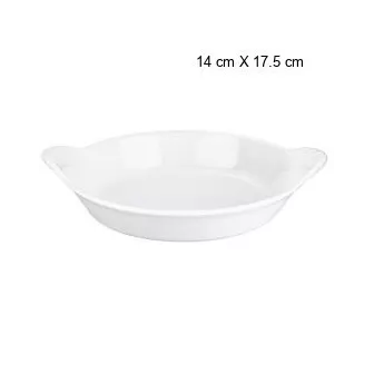 Plats Ronds à Oreilles Taille:14 cm X 17.5 cm