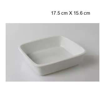 Plat à four rectangulaire Taille:17.5 cm X 15.6 cm
