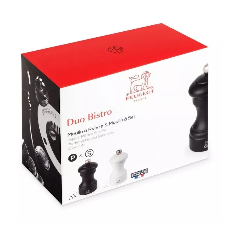 Duo Moulins à Poivre et Sel 10 cm Bistro