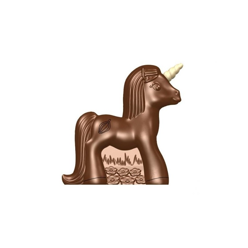 Moule Chocolat Licorne - 2 empreintes  